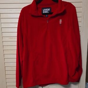 Anyweather Fleece Quarter Zip Pullover With Embroidered Toy Soldier